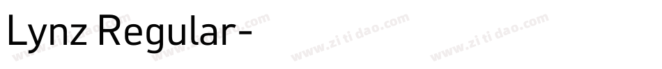 Lynz Regular字体转换